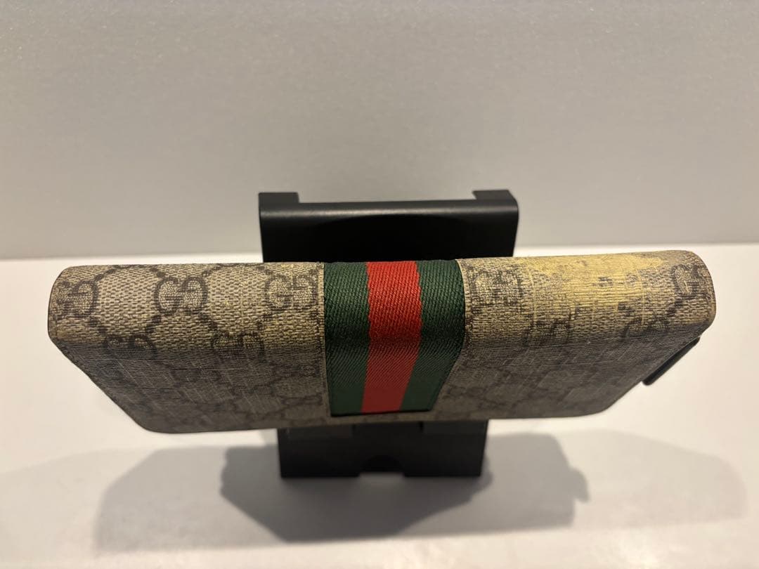 【GUCCI 】GGキャンバス 長財布（ラウンドファスナー）