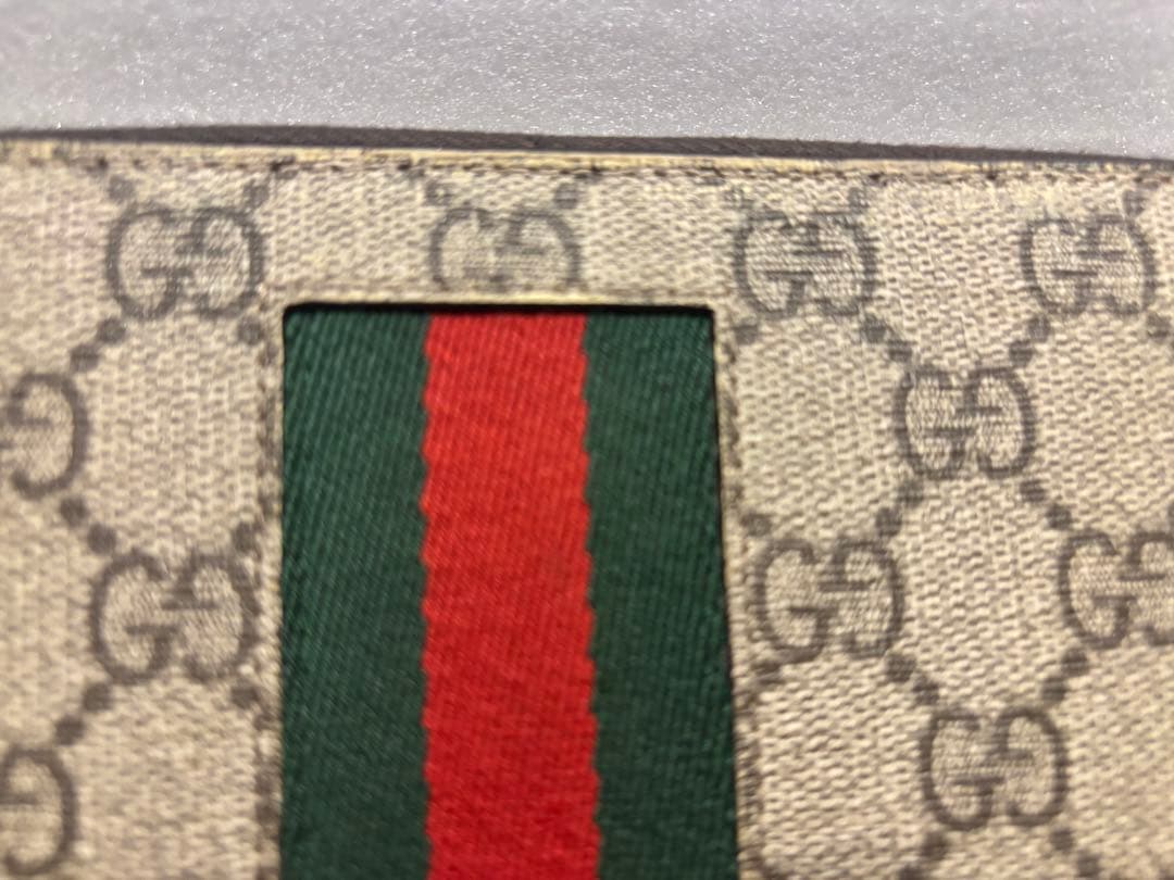 【GUCCI 】GGキャンバス 長財布（ラウンドファスナー）