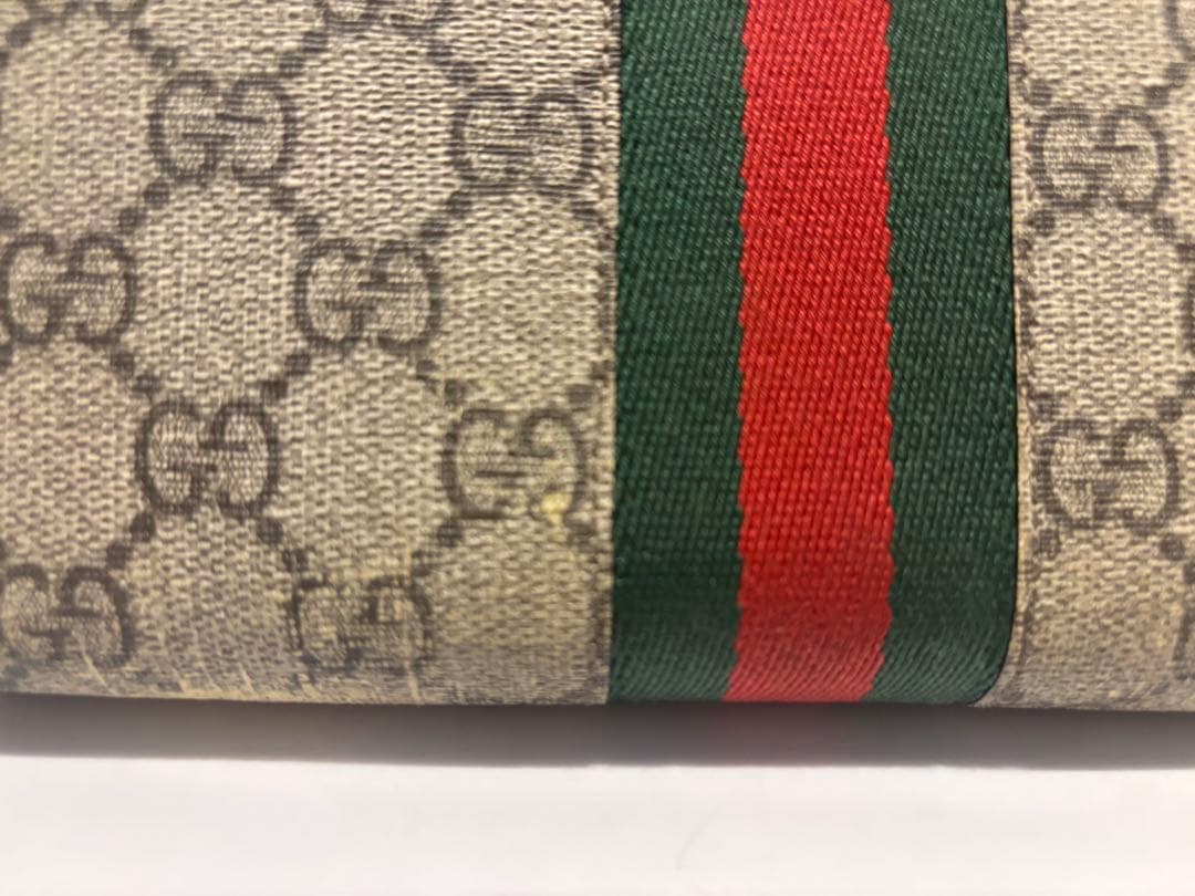 【GUCCI 】GGキャンバス 長財布（ラウンドファスナー）