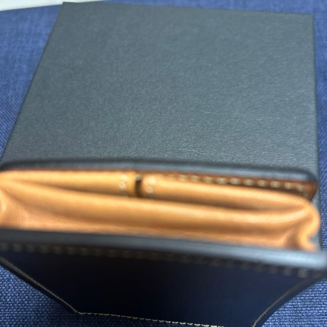 万双 コードバン ボックス ネイビー