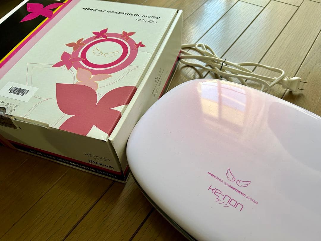 ケノン 脱毛器 Ver.8.4 ホワイト カートリッジ2つセット 動作確認済み