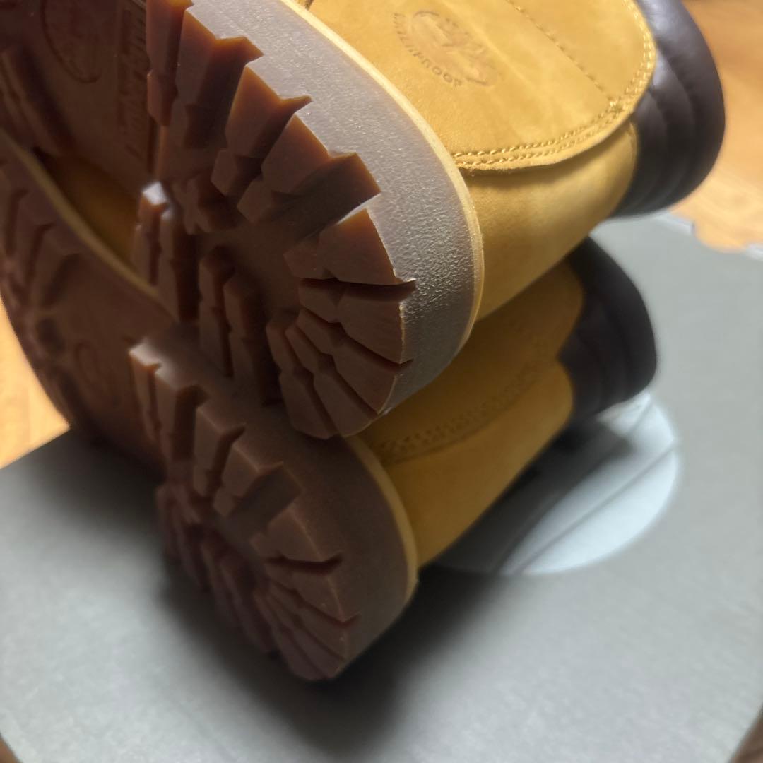 【美品】23.0 Timberland ブラウン ワークブーツ TB012909