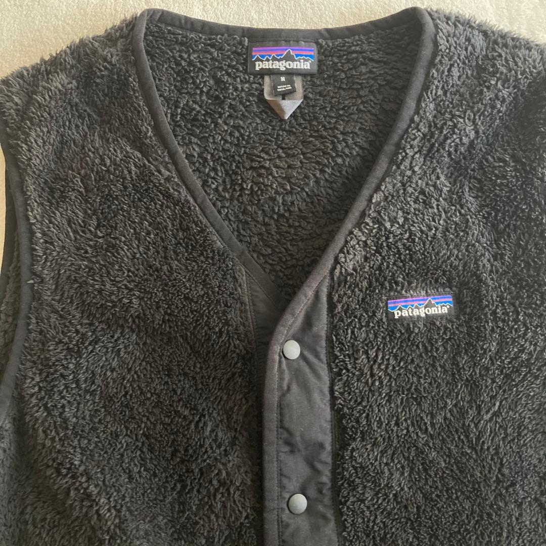Patagonia ロスガトス ベストフリースベスト ボア 黒　M