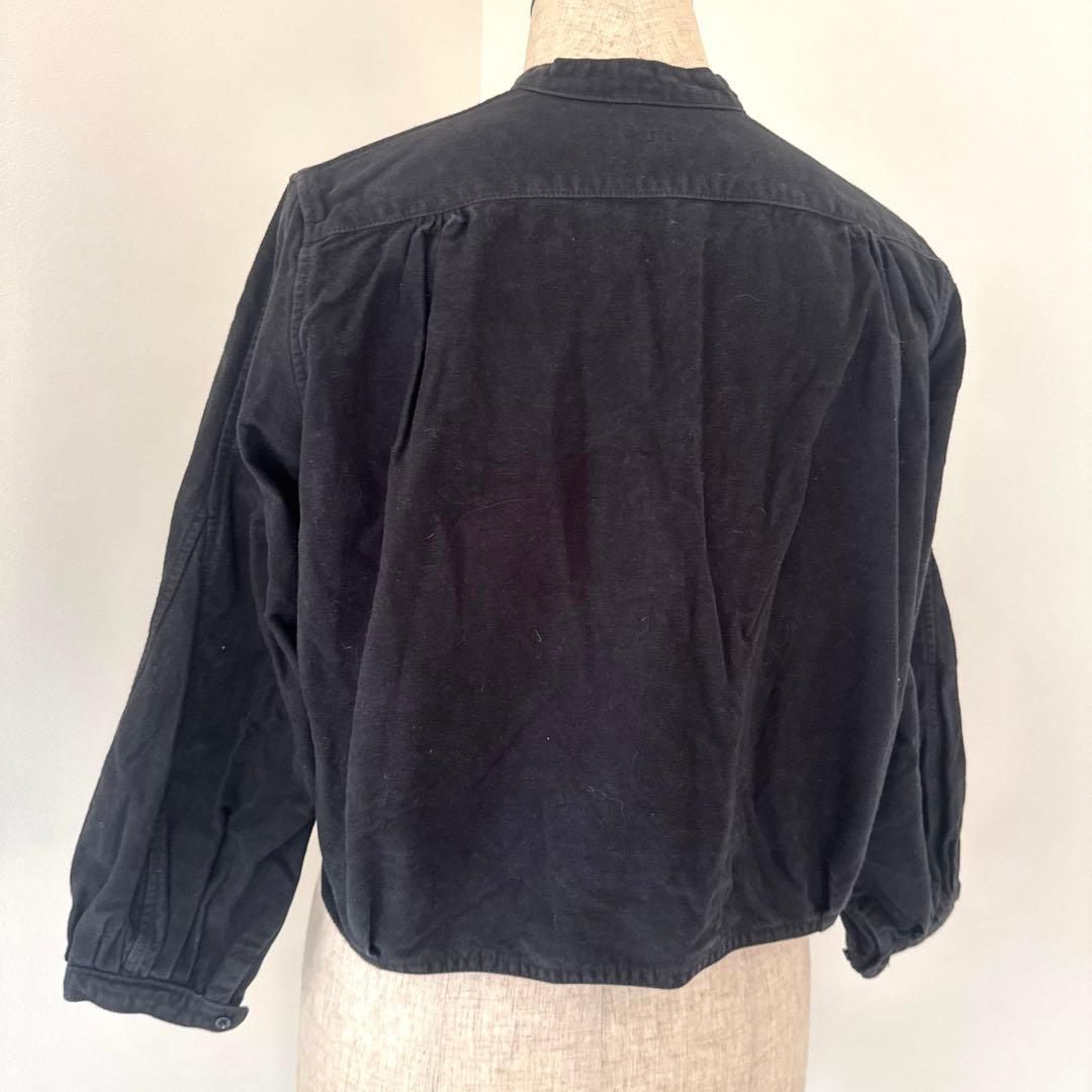 KAPITALキャピタル希少 スミクロプリーツ長袖シャツジャケット