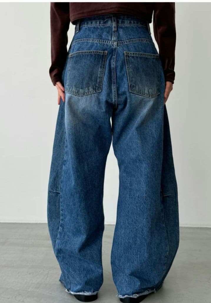 新品未使用タグ付きCANALJEANdiggity切替カットオフデニムパンツS