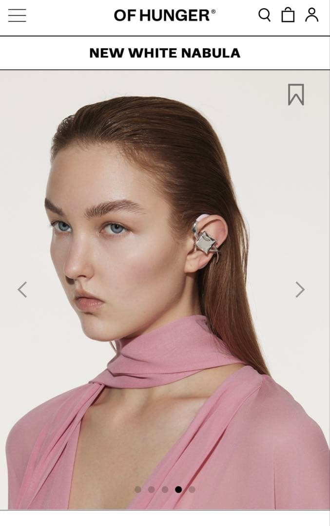 OF HUNGER 骨伝導イヤホン ピンク