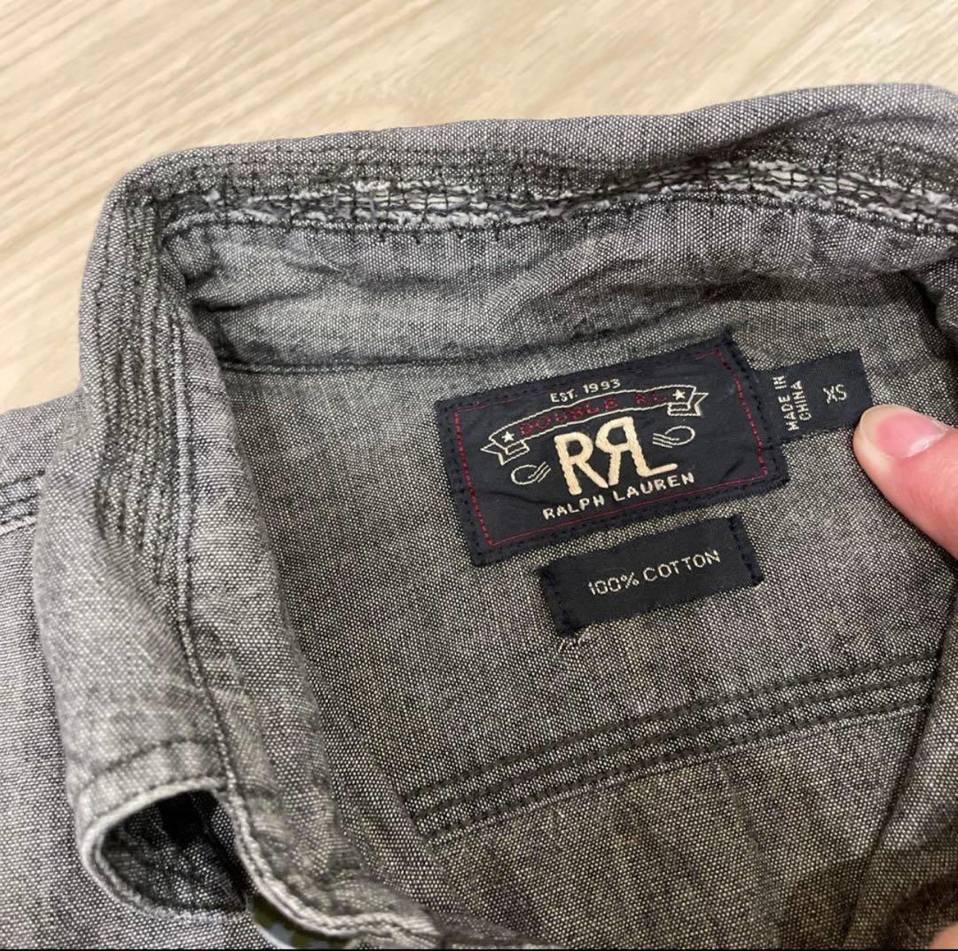 RRLビンテージ加工シャンブレーシャツ