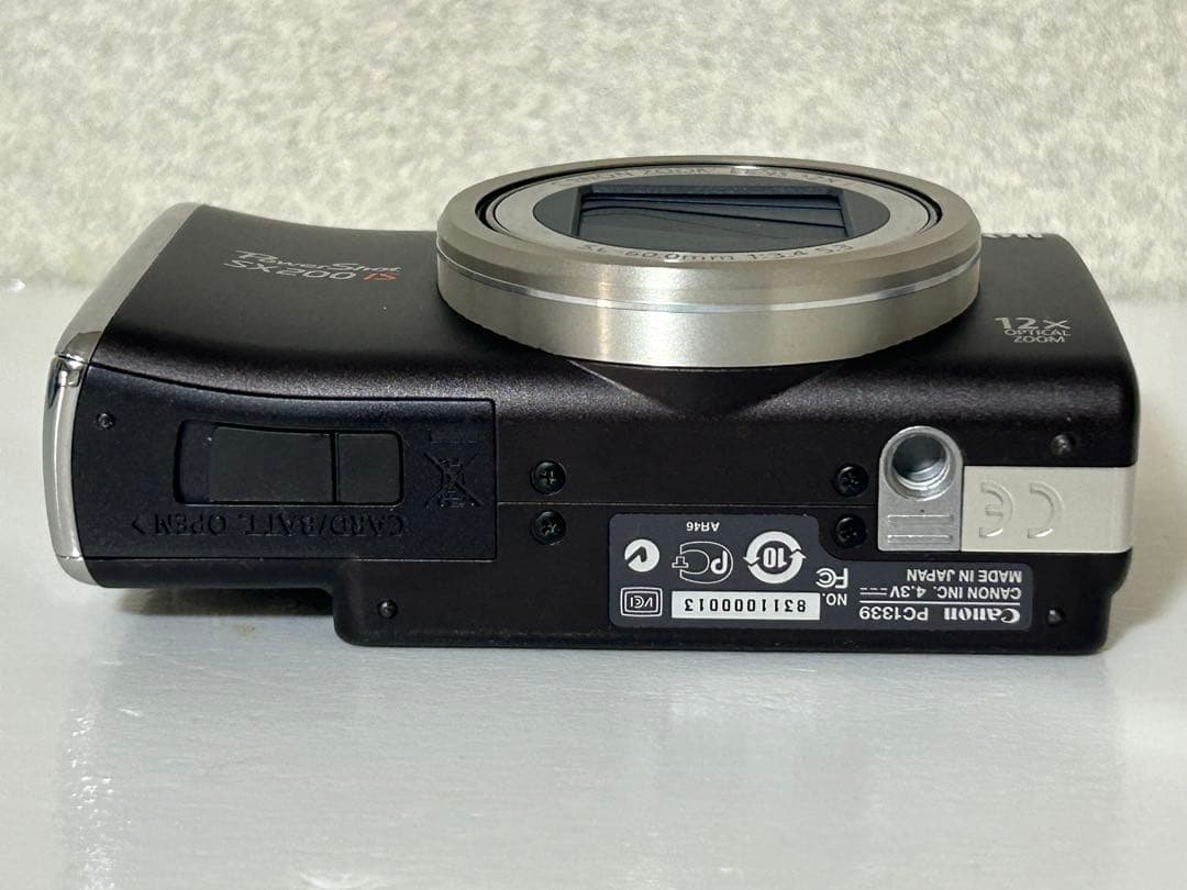 Canon コンデジPowerShot SX200 IS ブラウン　動作品