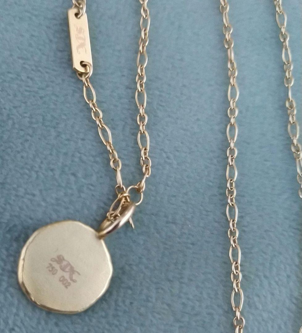 SJX 18K ゴールドネックレス