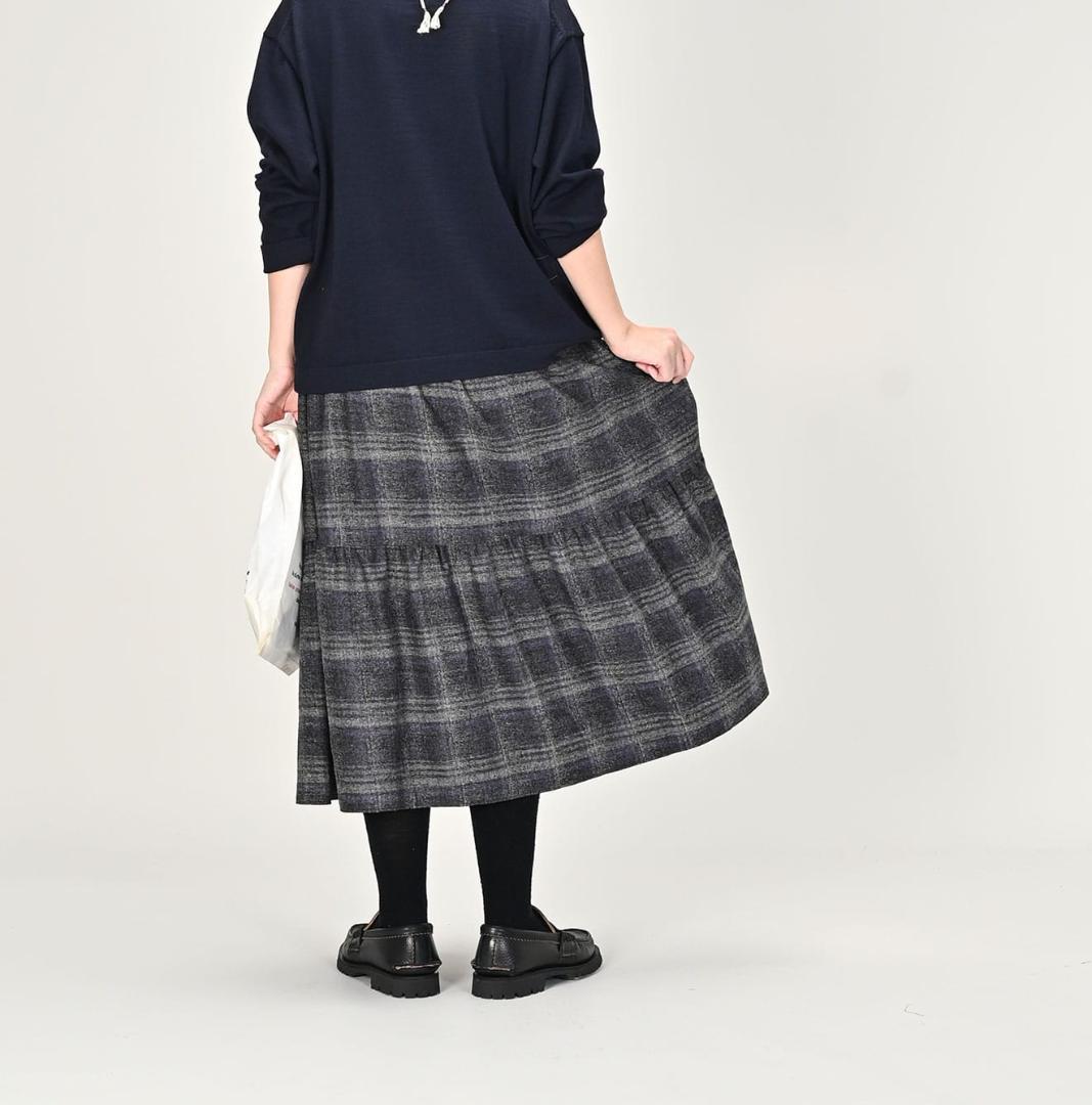 2024AW～45R ジャージフラノのスカート（フリーサイズ）