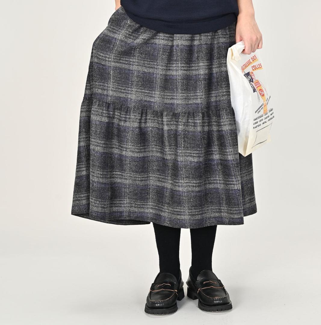 2024AW～45R ジャージフラノのスカート（フリーサイズ）