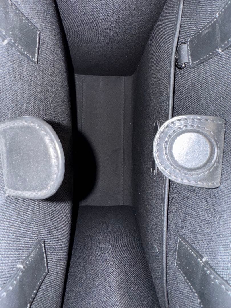 MONCLER モンクレール　アクセサリーストラップ付きキャンパストートバッグ