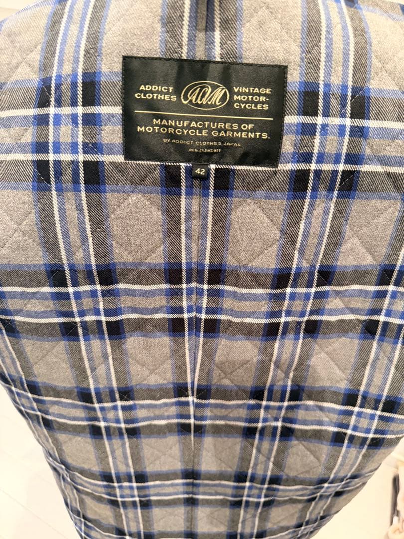 アディクトクローズ　COTTON ULSTER VEST