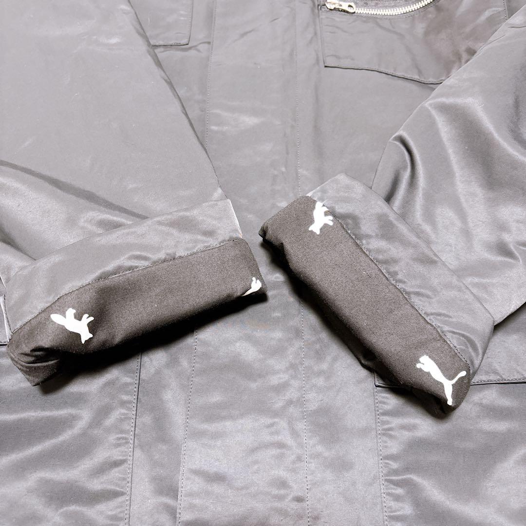 コラボ✨ 希少 【未使用級】 メゾンキツネ × プーマ ベンチコート 黒 M