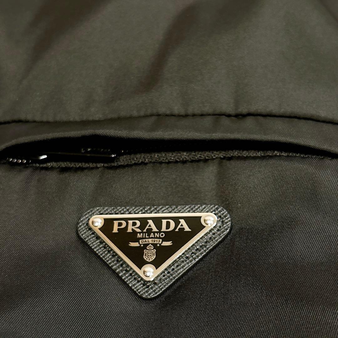 新品同様✨　PRADA ナイロン　ジャケット トライアングルプレート ブルゾン