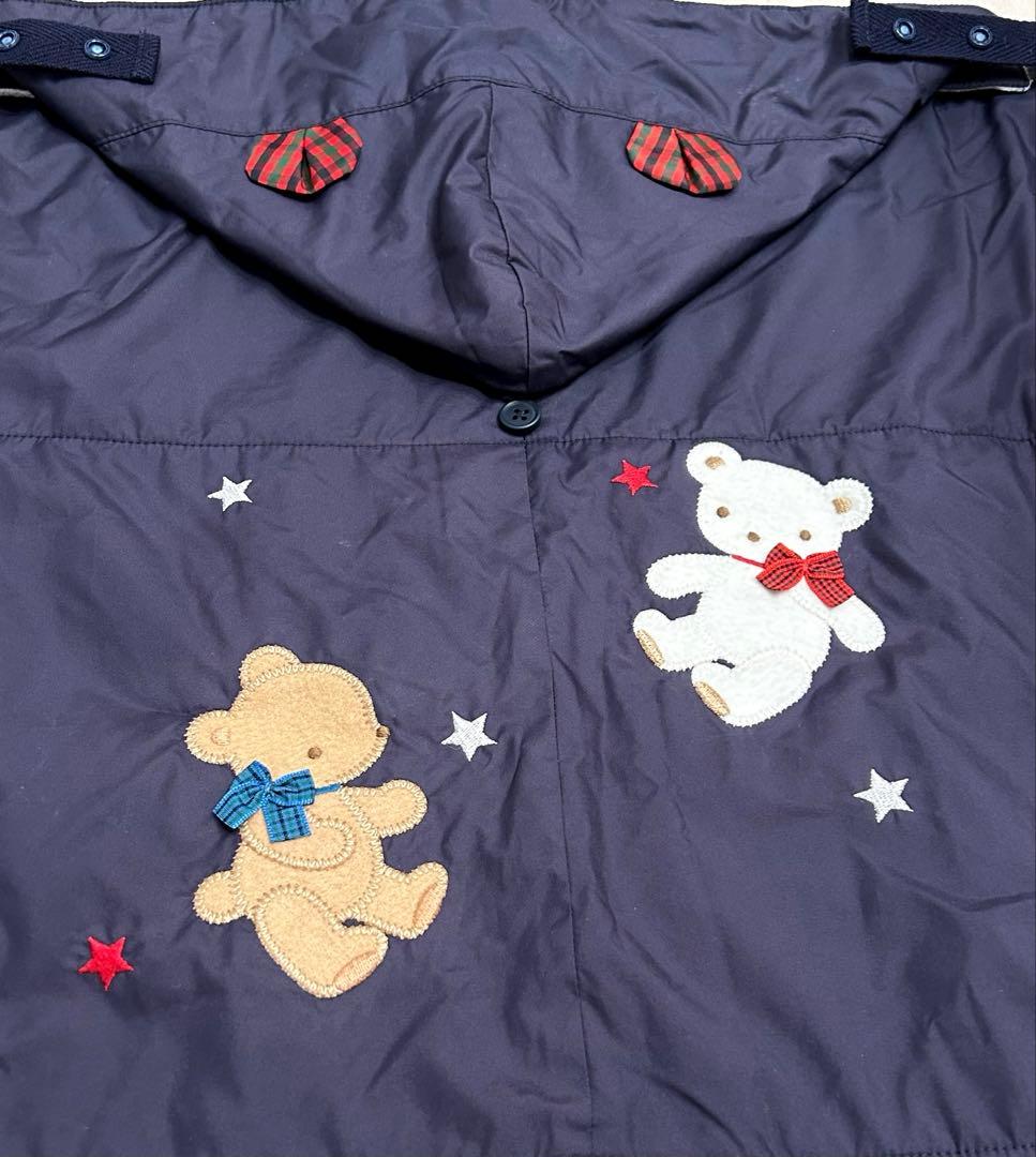 ファミリア　familiar 3WAYブランケット　美品　百貨店購入品