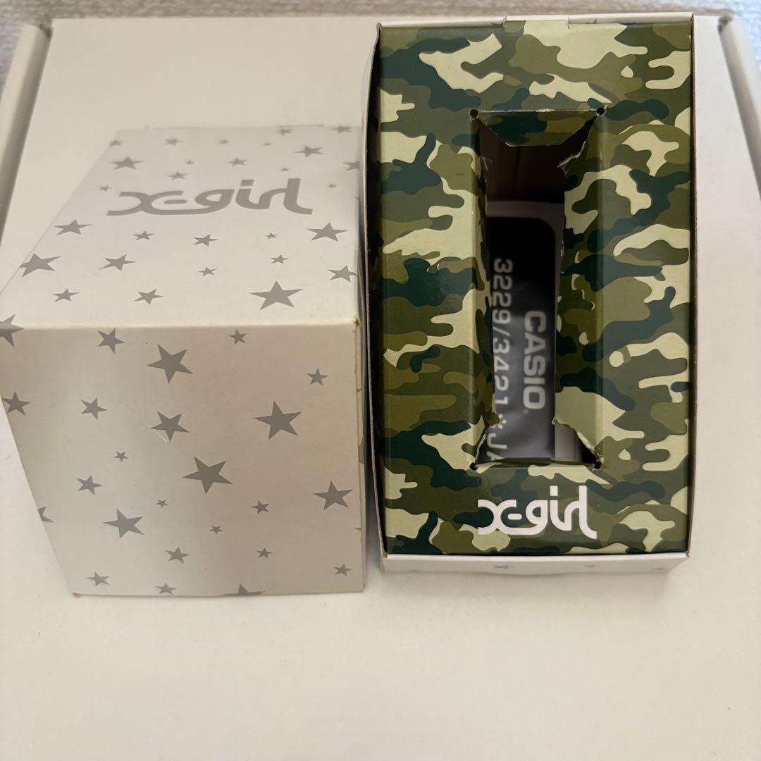 レアG-SHOCK X-girlコラボ DW-5600 迷彩柄 ホワイト