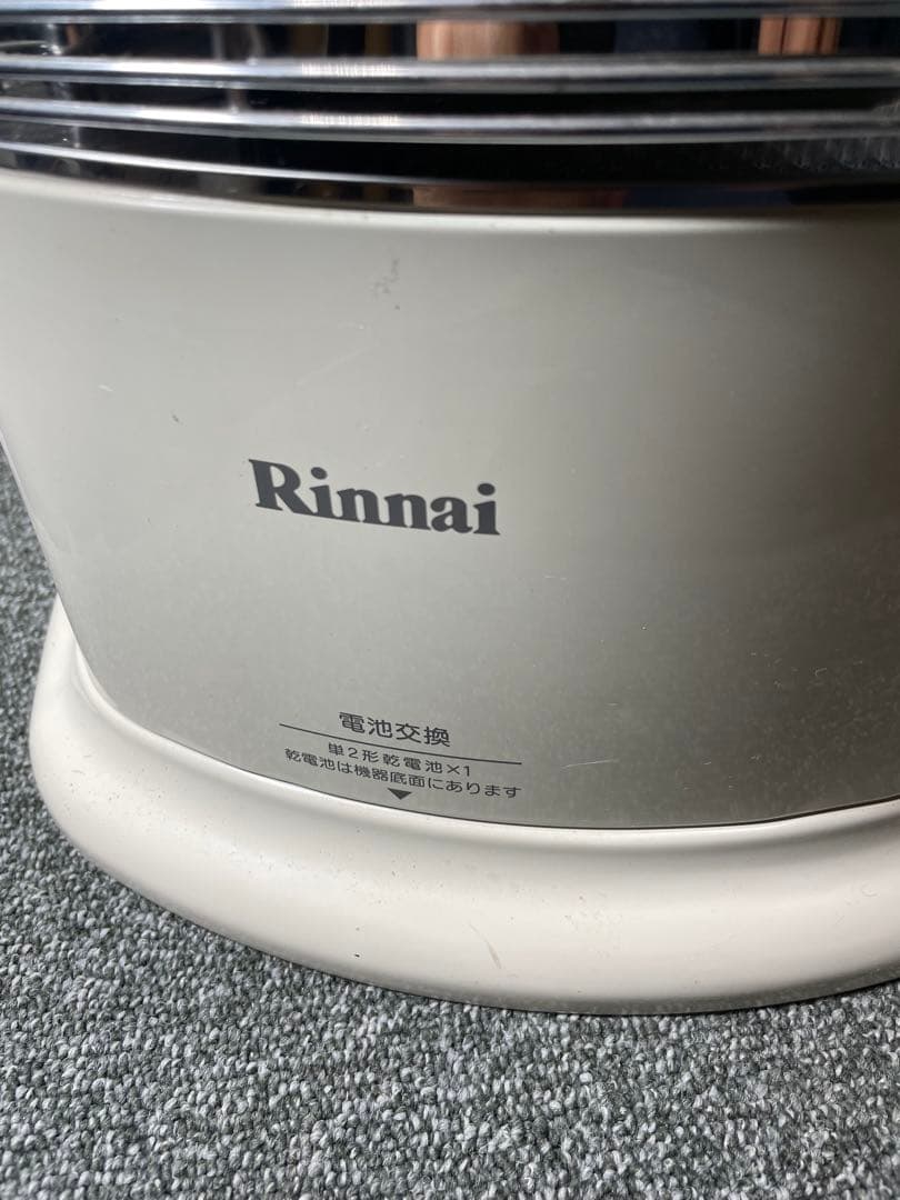 リンナイ　R-852PMS3-402　都市ガス　19年製　ガスストーブ