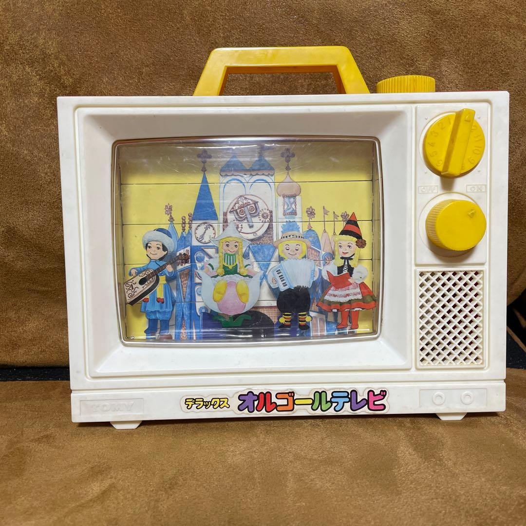 ディズニー　デラックスオルゴール　テレビ　イッツアスモールワールド