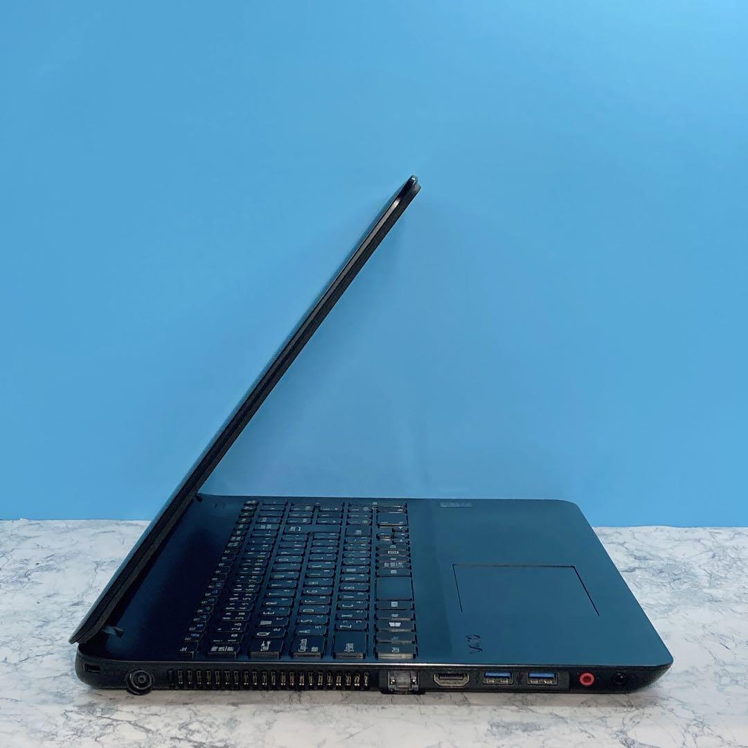 初心者オススメ✨Win11✨カメラ✨オフィス✨設定済バイオブラックノートパソコン