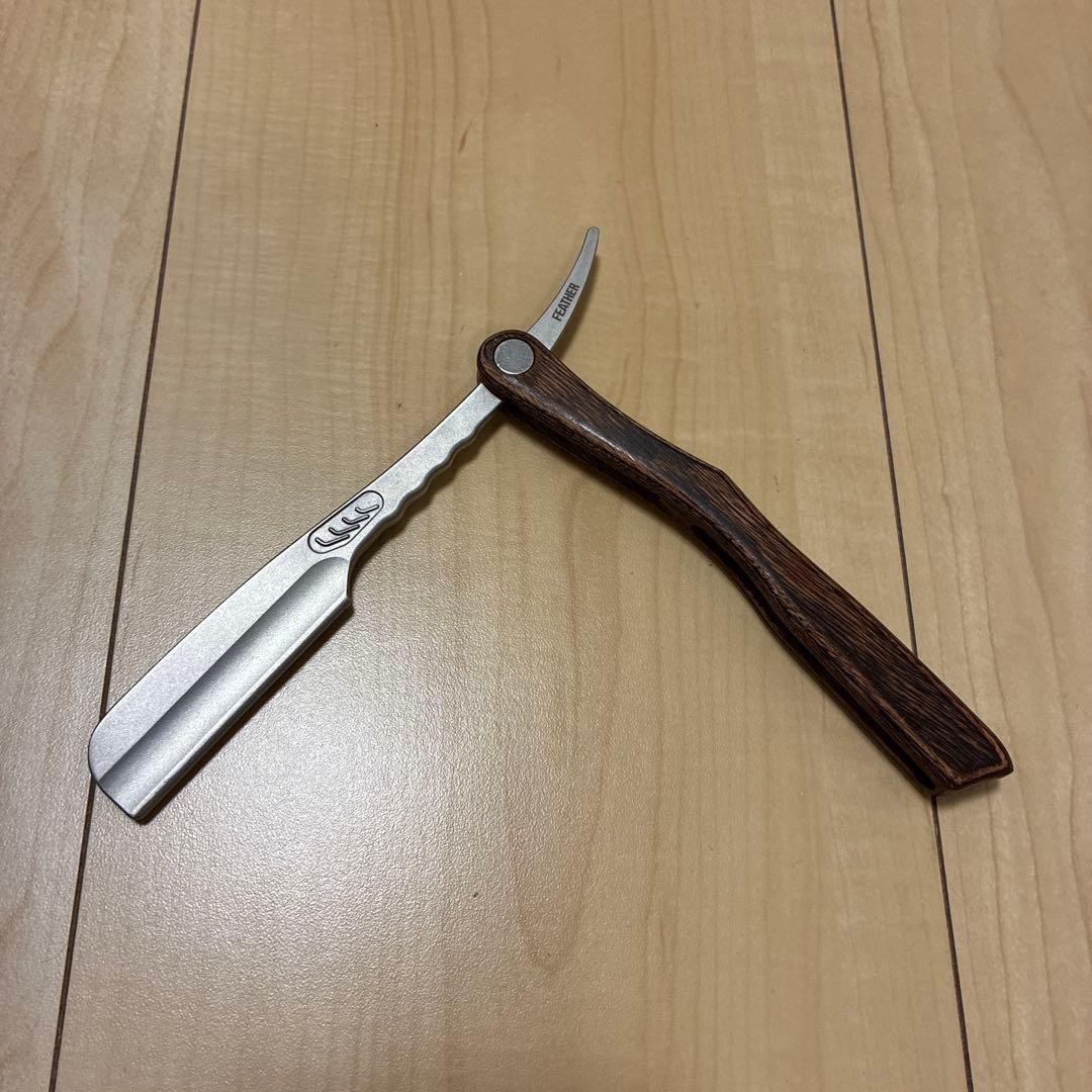 特別セール！フェザー　アーティストクラブSS レザー　木柄　FEATHER 理容