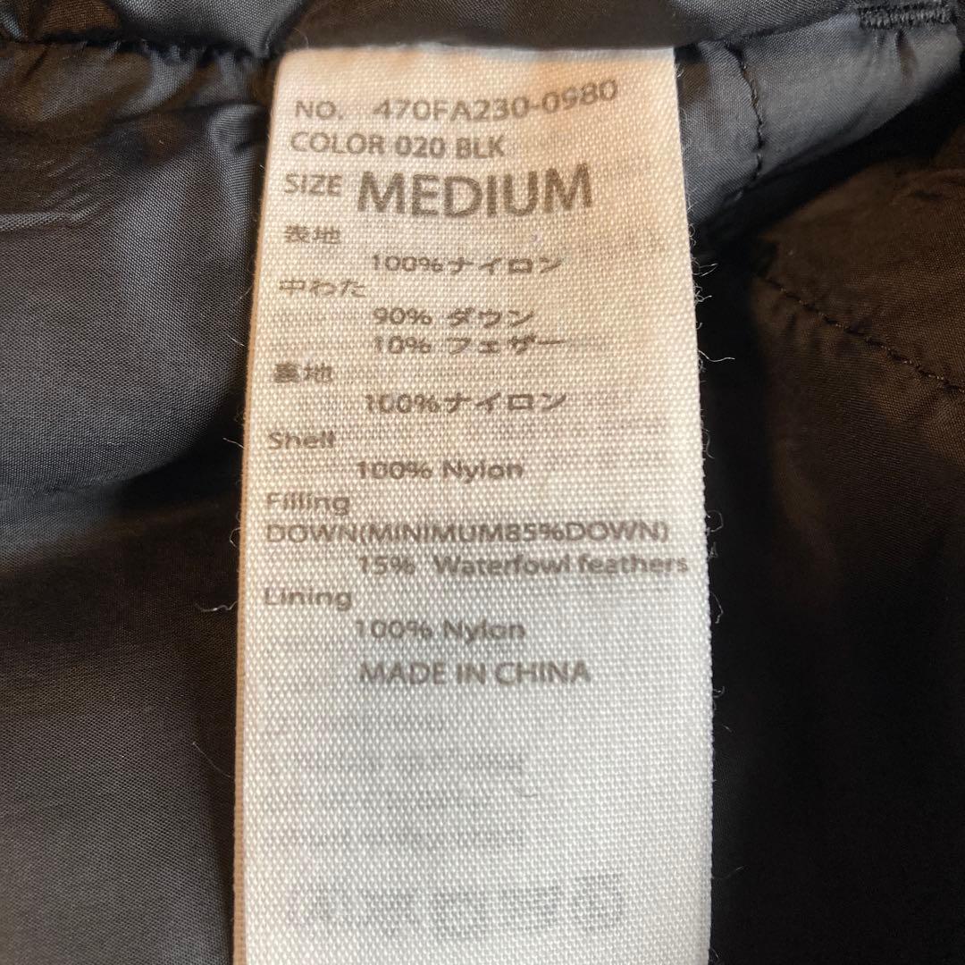 nagonstansナゴンスタンス　PERTEXダウンノーカラーベスト