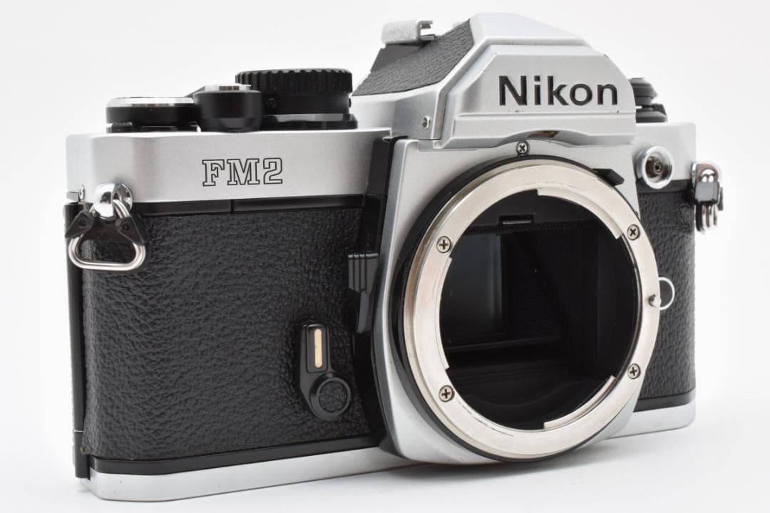超美品 ニコン NEW FM2 シルバー フィルム モルト新品交換済 M871