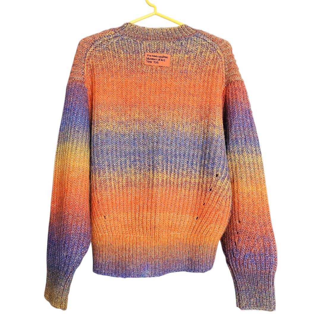 み*マ様 レア美品★ゴッホ The MET×リリーブラウンコラボニット　オレンジ