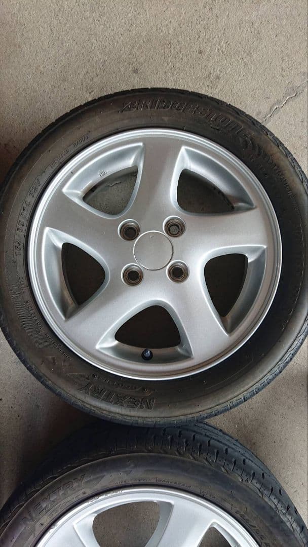 スバル純正ホイール4本セット14インチ ステラ R1 R2