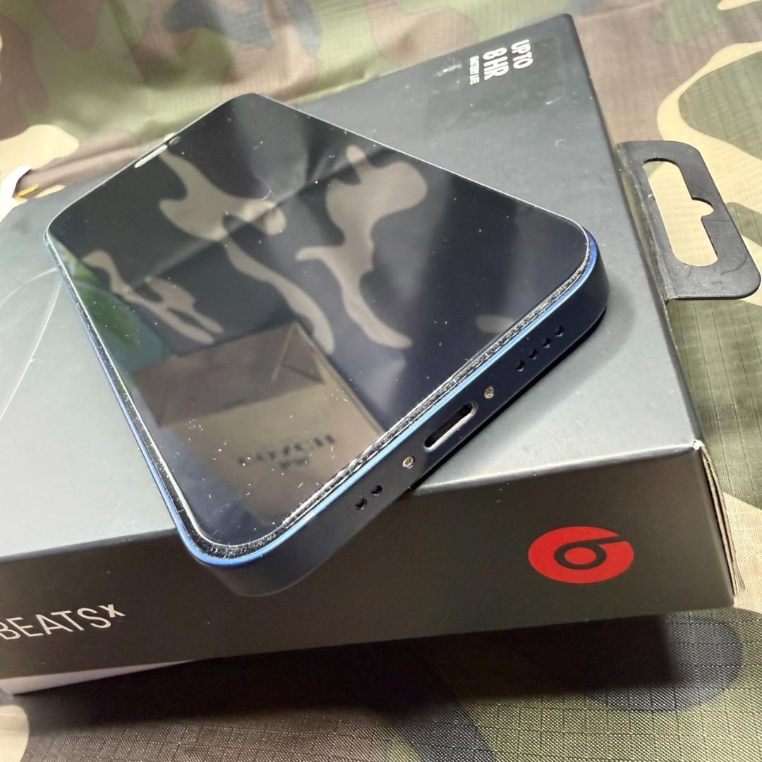 アップルストア購入.iPhone 12 mini 64GB ブルーSIMフリー