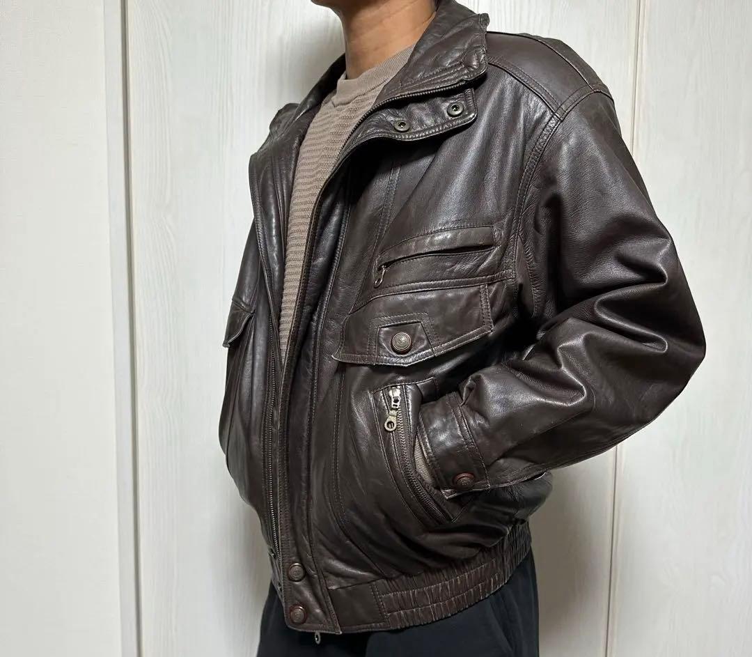 まる様　Y2K レザージャケット