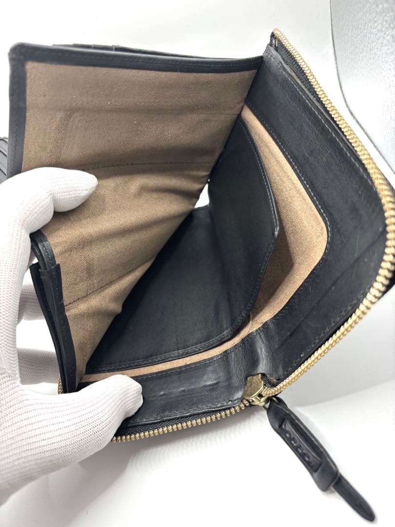 CORBO コルボ　SLATE - L字ファスナー 折財布