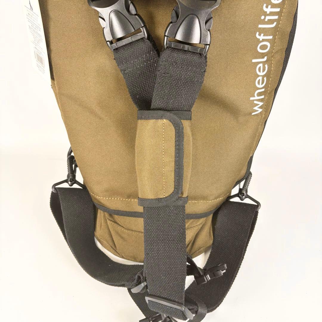 ホイールオブライフ　キャリーバッグ　3way カーキ　機内持込可　24L 3kg