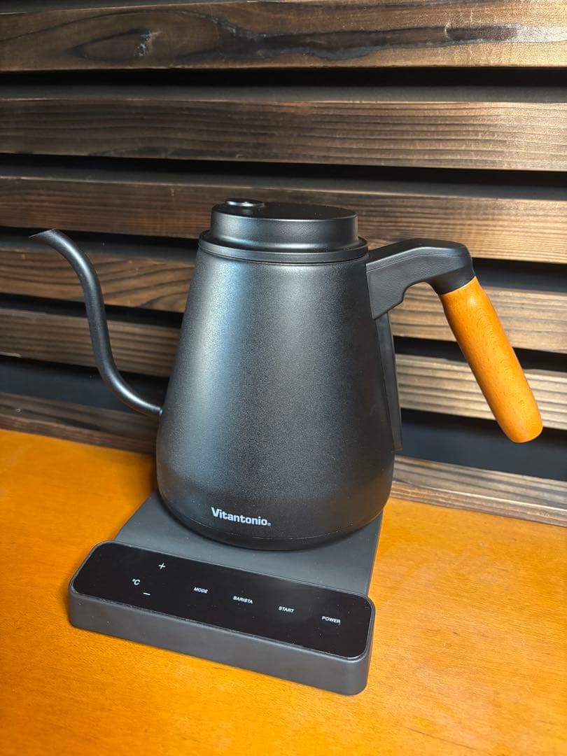 Vitantonio 温度調節ドリップケトル VEK-20 マットブラック