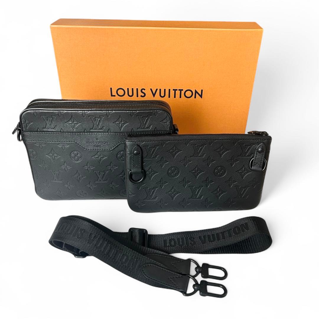 【極美品】ルイヴィトン　モノグラム　トリオメッセンジャー (パース無し)