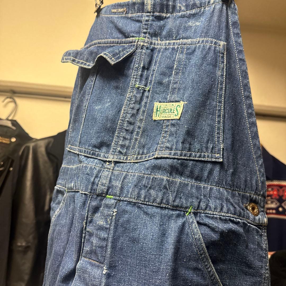 や*^様 40s Hercules オーバーオール ハンマータグ 大戦モデル