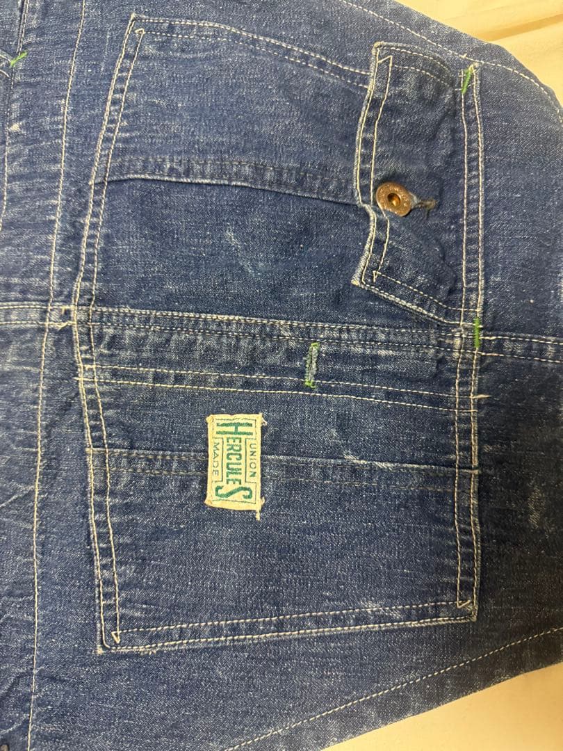 や*^様 40s Hercules オーバーオール ハンマータグ 大戦モデル