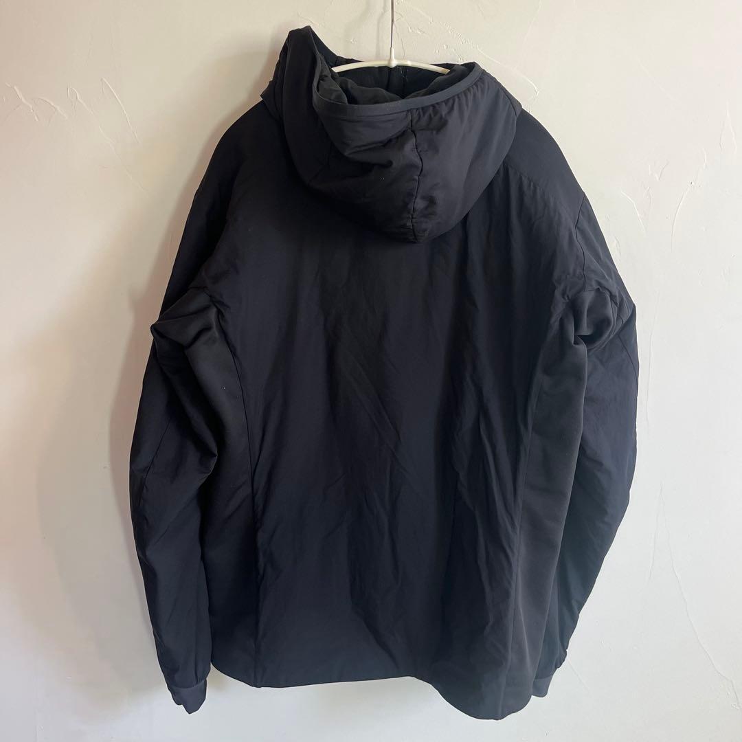 ARC'TERYX アークテリクス アトムlt フーディ ブラック 刺繍ロゴ S
