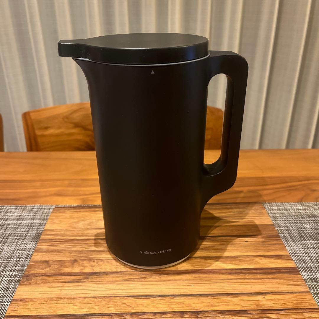 自動調理ポット⚫️レコルト 【AQUA限定レシピ含む】 豆乳メーカー自動調理ポット