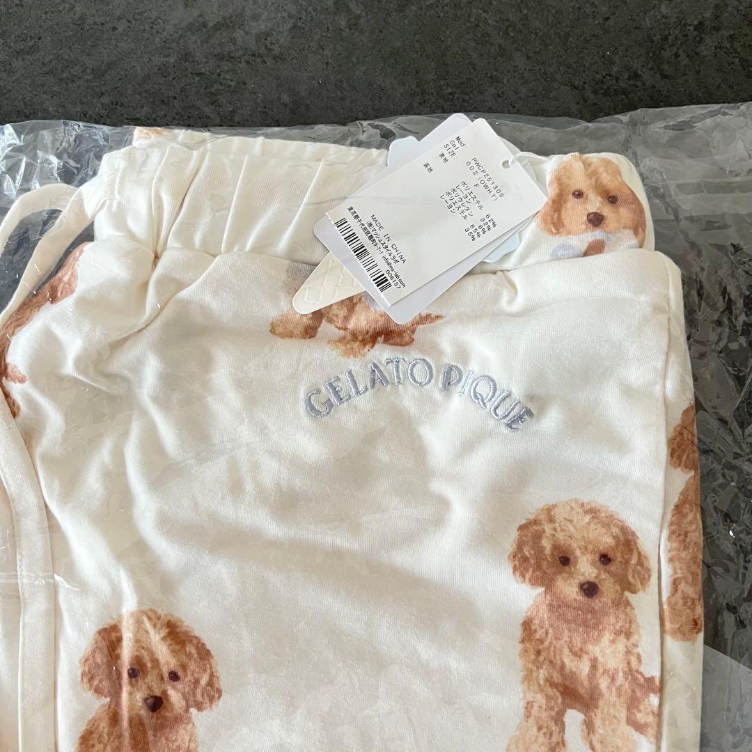 新品未使用 未開封 トイプードル ワンポイントTシャツ 総柄 ショートパンツ F