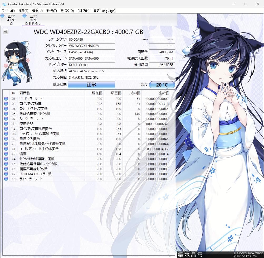 Linkstation LS-QVL5FD 4TB×4=16TB構成