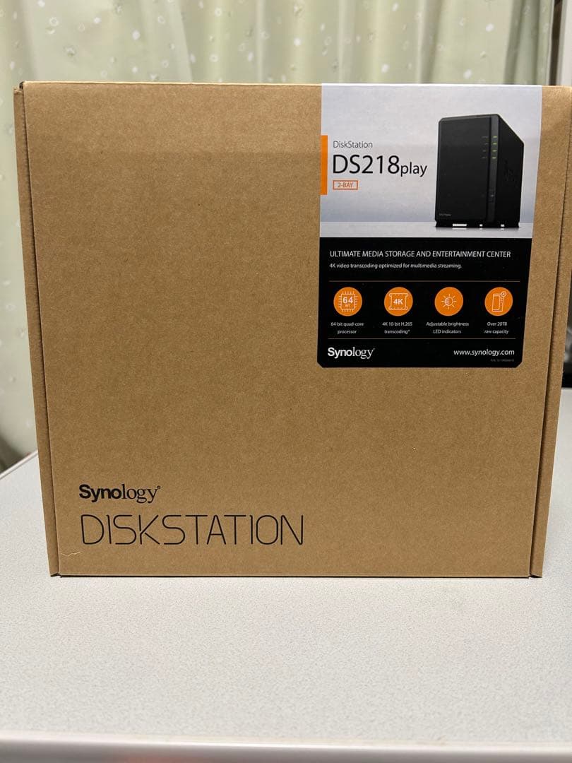 【美品】 Synology NAS DiskStation DS218play