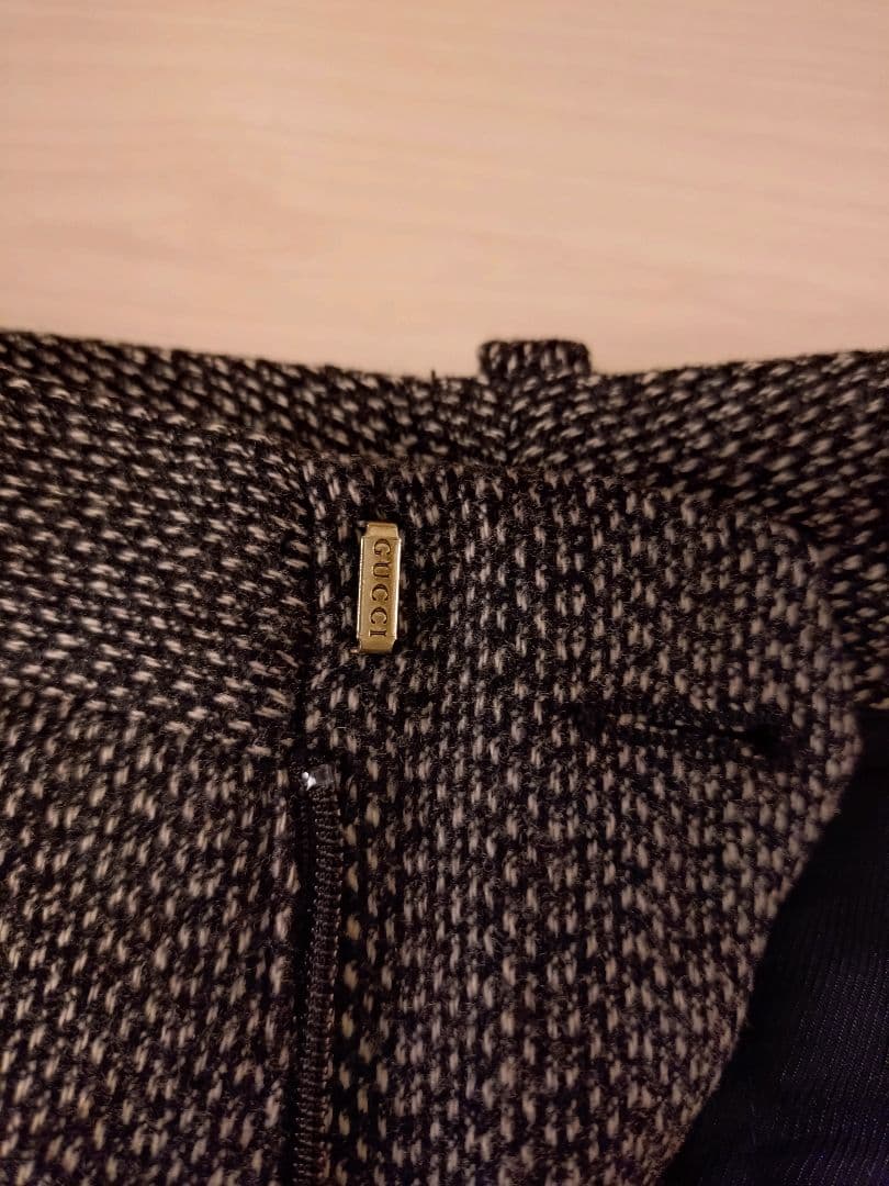 ★美品★ GUCCI グレー ツイード パンツ スーツ