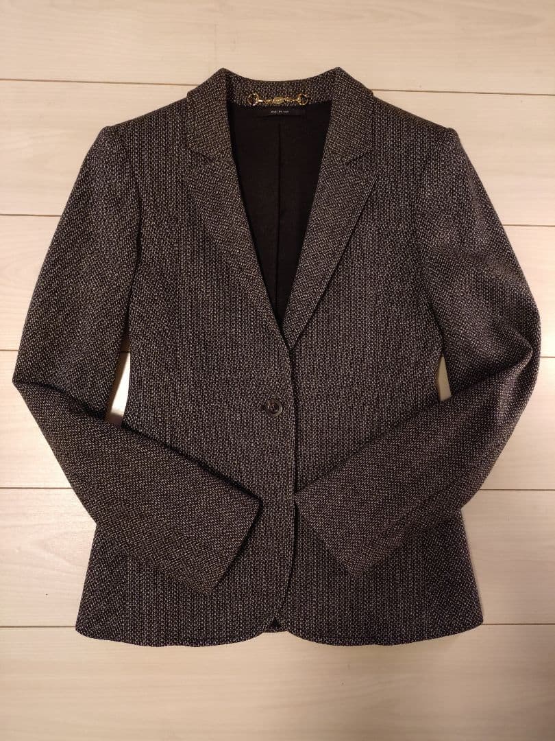 ★美品★ GUCCI グレー ツイード パンツ スーツ