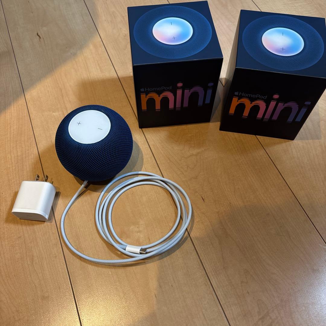 Apple Pod mini ブルー 2台セット