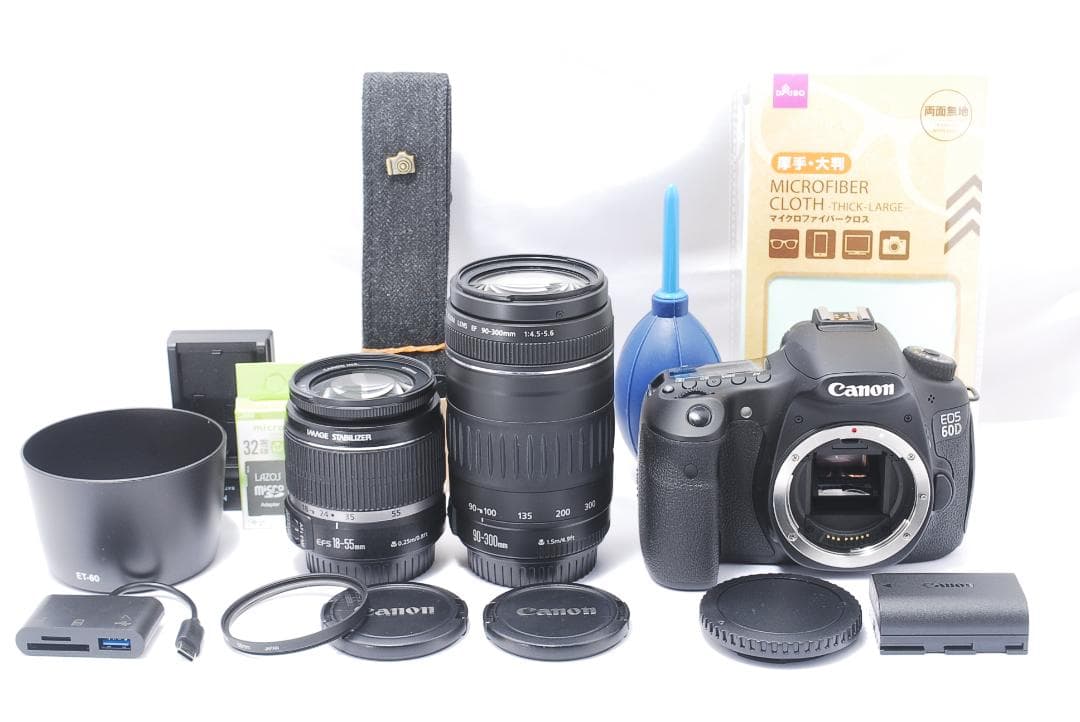 ⭐【Canon EOS 60D】プレゼント向け　初心者～中級者Wレンズセット