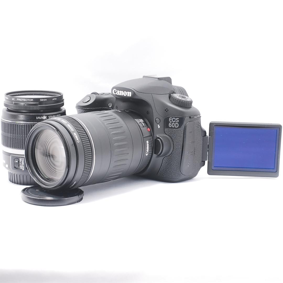 ⭐【Canon EOS 60D】プレゼント向け　初心者～中級者Wレンズセット