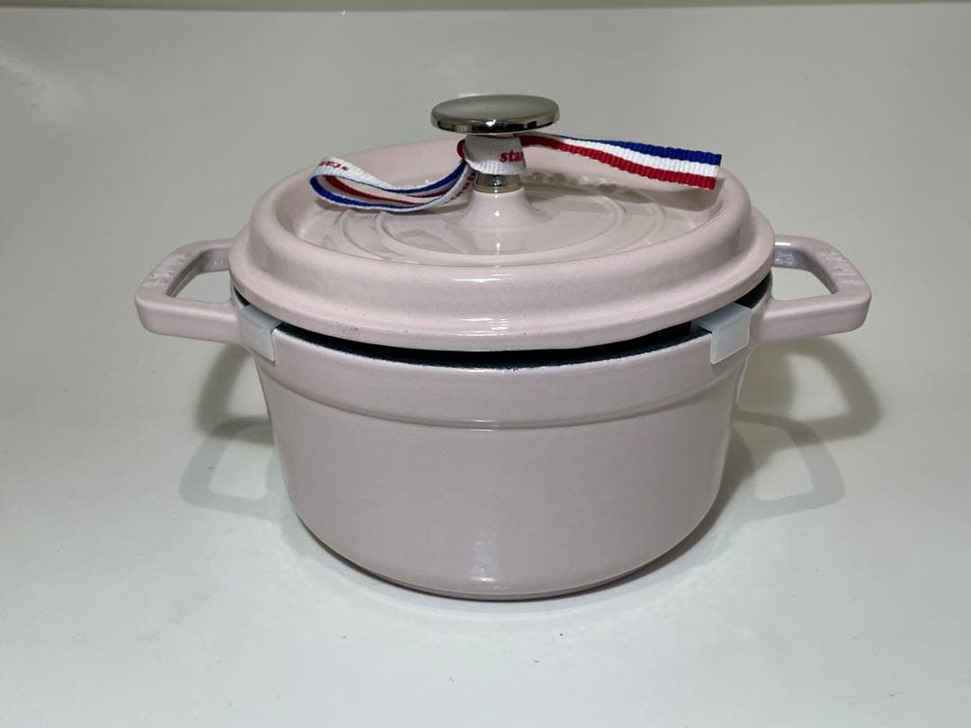 ＊ma＊【新品】ストウブ　ココット 16cm ソルベローズ