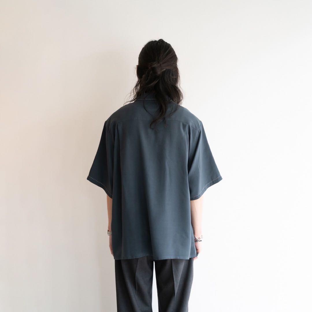 ワコマリア　オープンカラーシャツ