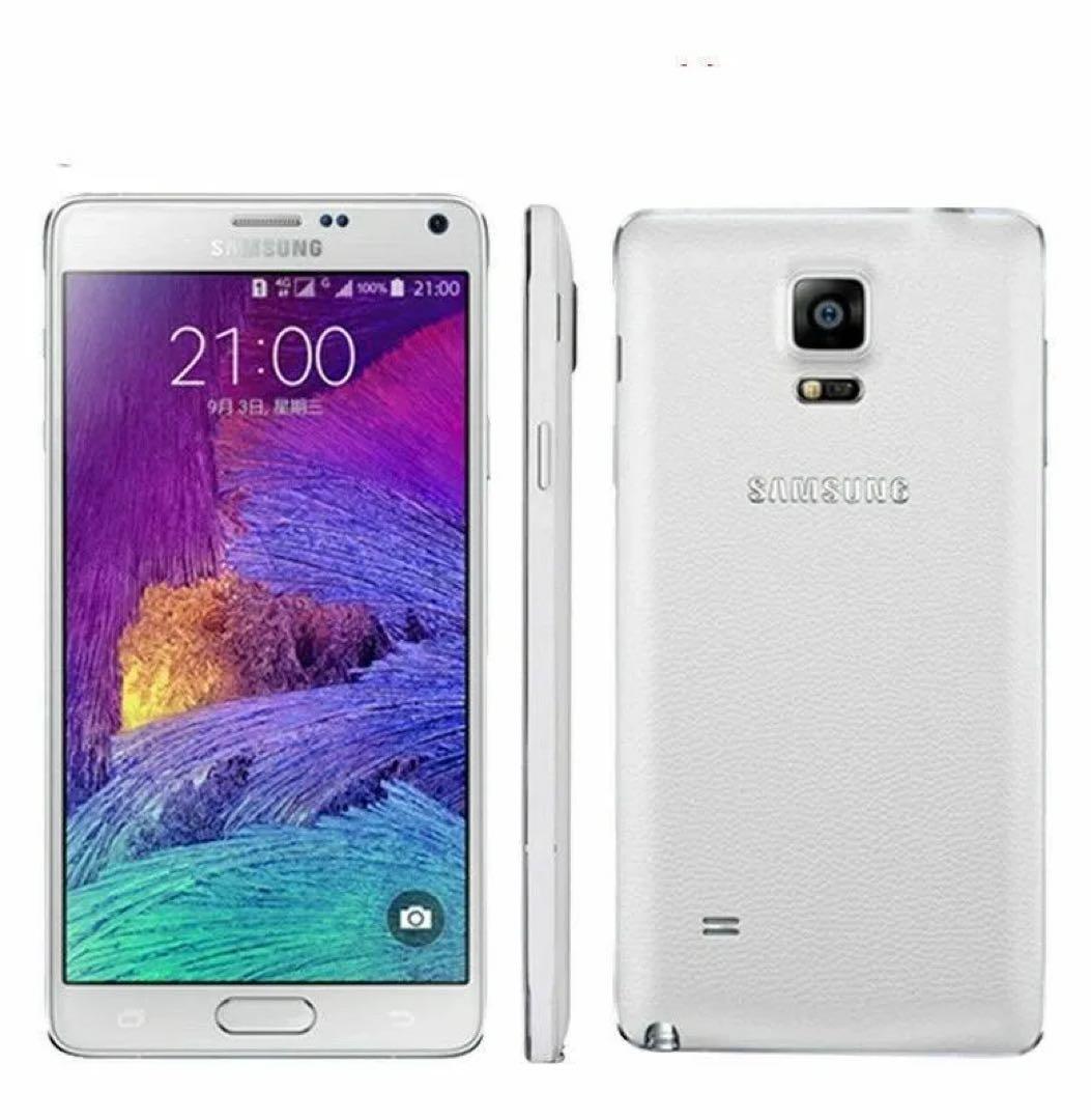 Samsung Galaxy Note 4 ホワイト 本体